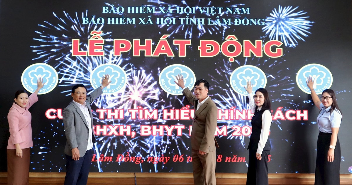 Phát động cuộc thi trực tuyến "Tìm hiểu chính sách BHXH, BHYT năm 2025"