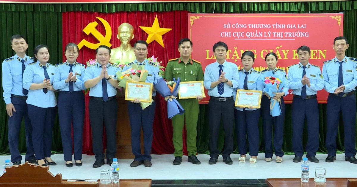 Gia Lai: Khen thưởng đột xuất 3 tập thể, cá nhân về công tác chống buôn lậu, gian lận thương mại