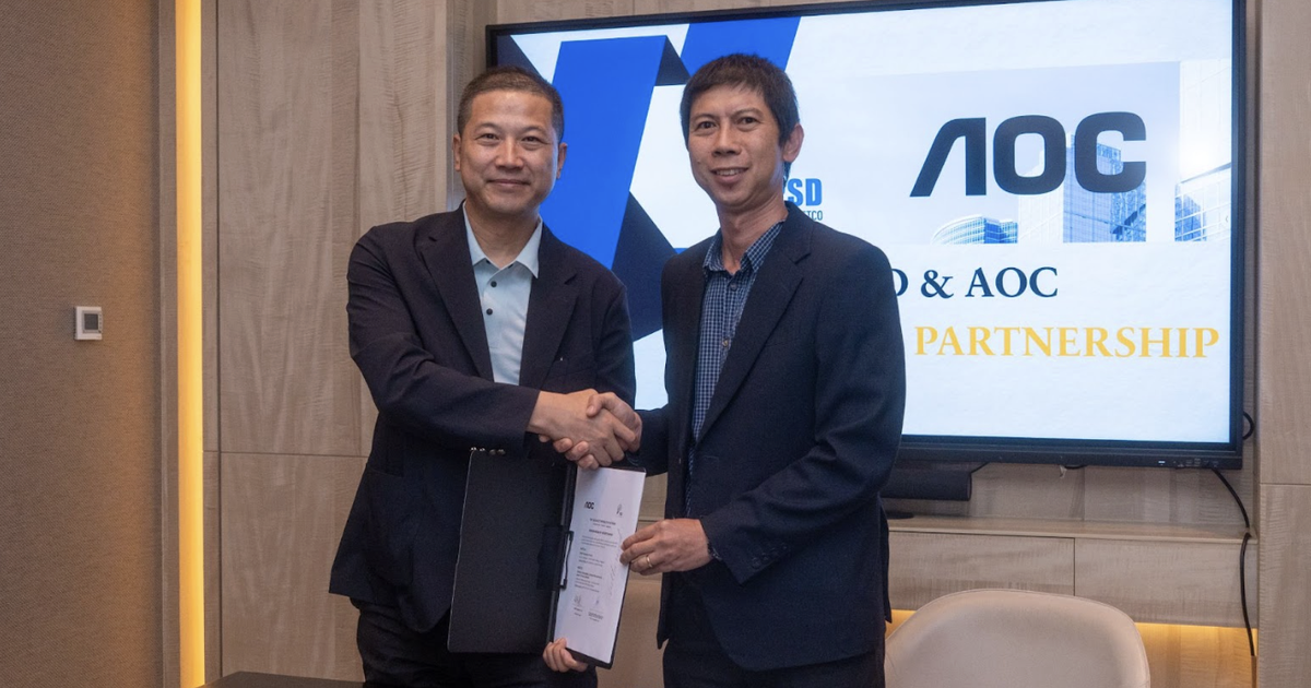 AOC hợp tác PSD phân phối màn hình AOC tại Việt Nam