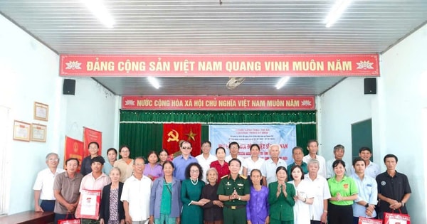 ការដឹងគុណចំពោះទុក្ករបុគ្គល ពិនិត្យ និងព្យាបាលជំងឺដោយឥតគិតថ្លៃនៅខេត្ត Quang Tri