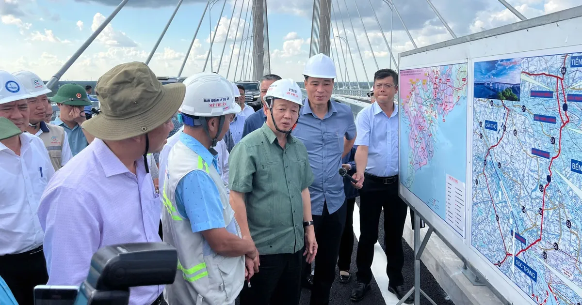 Phó Thủ tướng Trần Hồng Hà: Cầu Rạch Miễu 2 tạo động lực phát triển toàn vùng ĐBSCL