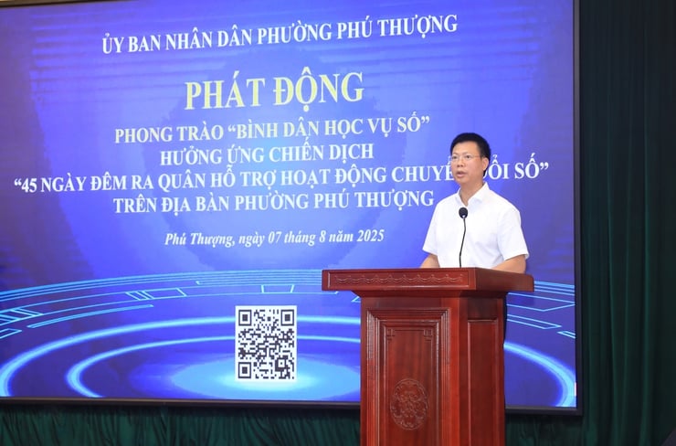 Phường Phú Thượng phát động phong trào “Bình dân học vụ số”- Ảnh 2.