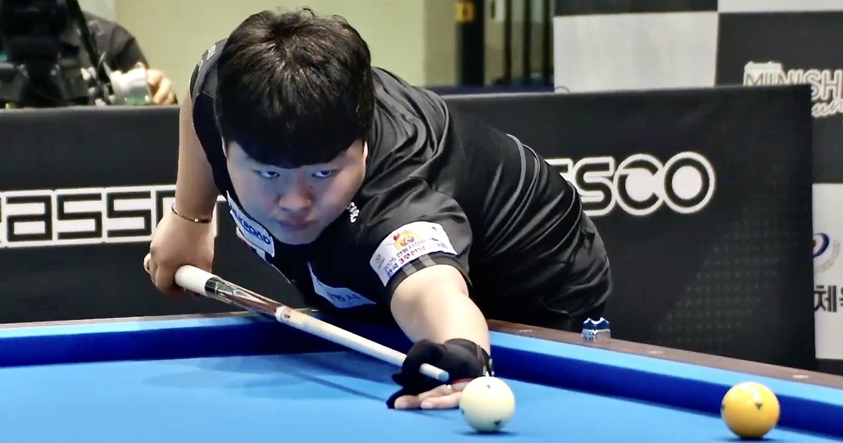 Thần đồng billiards Hàn Quốc liên tục tung sê-ri để vô địch: Tái ngộ Trần Quyết Chiến