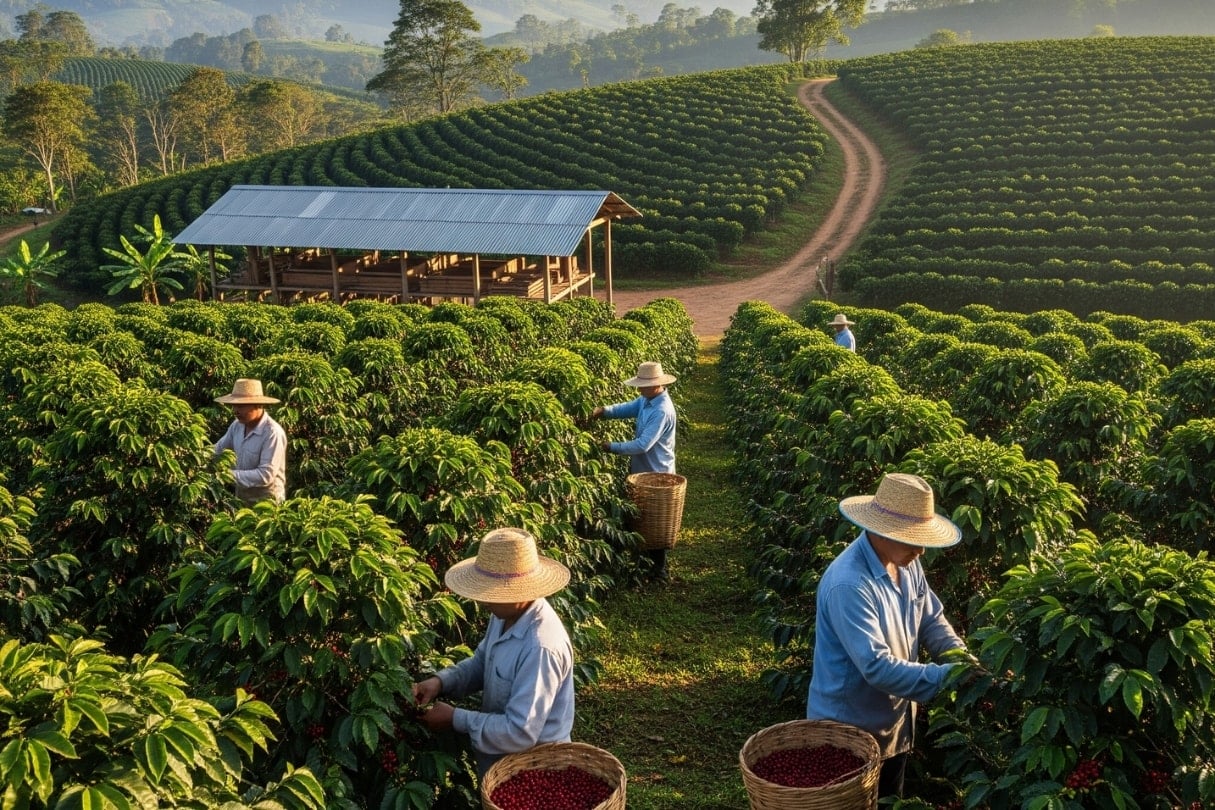 Coffee price today 7 8 2025 Price exceeds 100,000 VND, export 6 billion USD