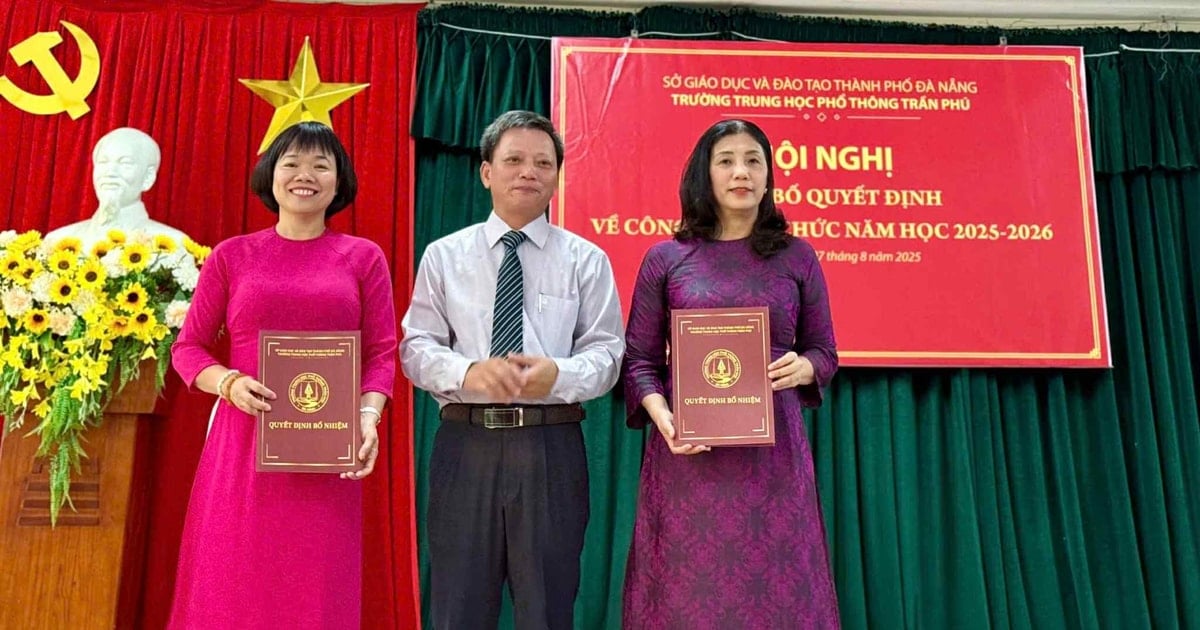 Trường THPT Trần Phú công bố quyết định về công tác tổ chức năm học 2025 – 2026