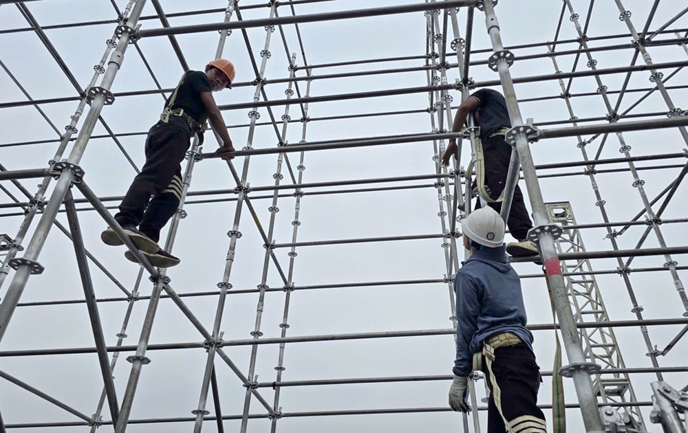 Chạy đua tiến độ phục vụ Triển lãm Thành tựu đất nước  - ảnh 3