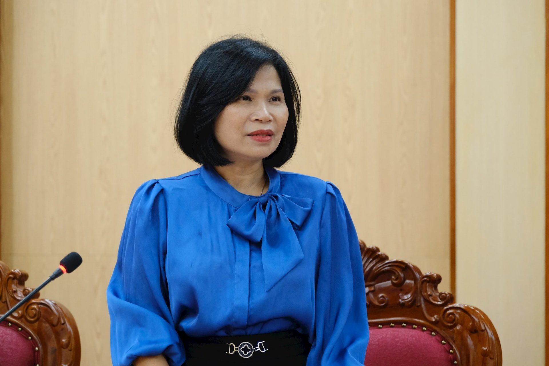 Phó Giám đốc Sở Tài chính Bùi Thị Tuyết Mai phản hồi kiến nghị của địa phương