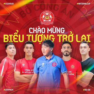 CLB Công an TP HCM hừng hực khí thế - Ảnh 1.
