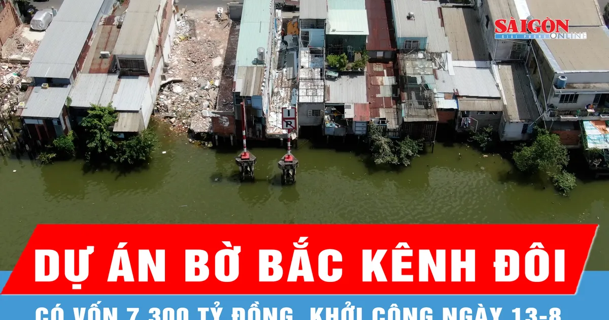 Ngày 13-8, TPHCM khởi công dự án bờ Bắc Kênh Đôi 7.300 tỷ đồng