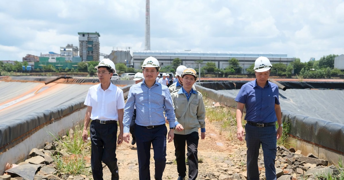 Kiểm tra công tác phòng, chống thiên tai tại Công ty Nhôm Lâm Đồng