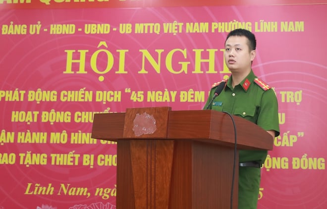 Phường Lĩnh Nam: Trao tặng 10 bộ máy tính hỗ trợ Tổ dân phố phục vụ chuyển đổi số- Ảnh 3.