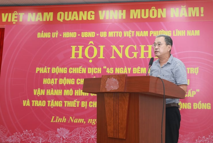 Phường Lĩnh Nam: Trao tặng 10 bộ máy tính hỗ trợ Tổ dân phố phục vụ chuyển đổi số- Ảnh 2.