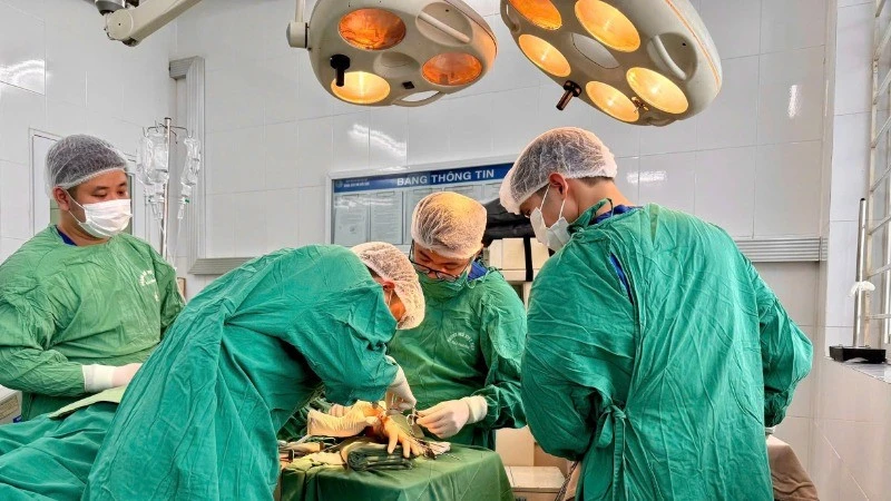 Hải Phòng: Thực hiện thành công ca phẫu thuật nối cẳng tay đứt lìa
