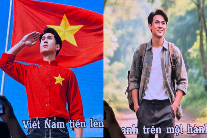 Hình ảnh của Nguyên Vũ trong MV được thực hiện 100% bằng AI.