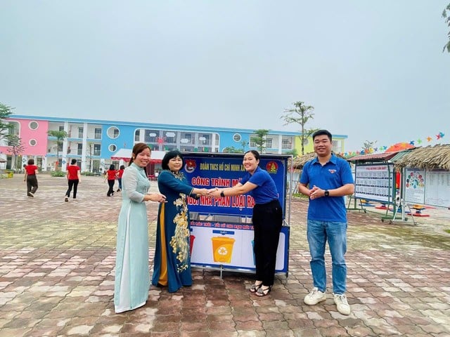 Công trình măng non 'Ngôi nhà phân loại rác thải'- Ảnh 1.