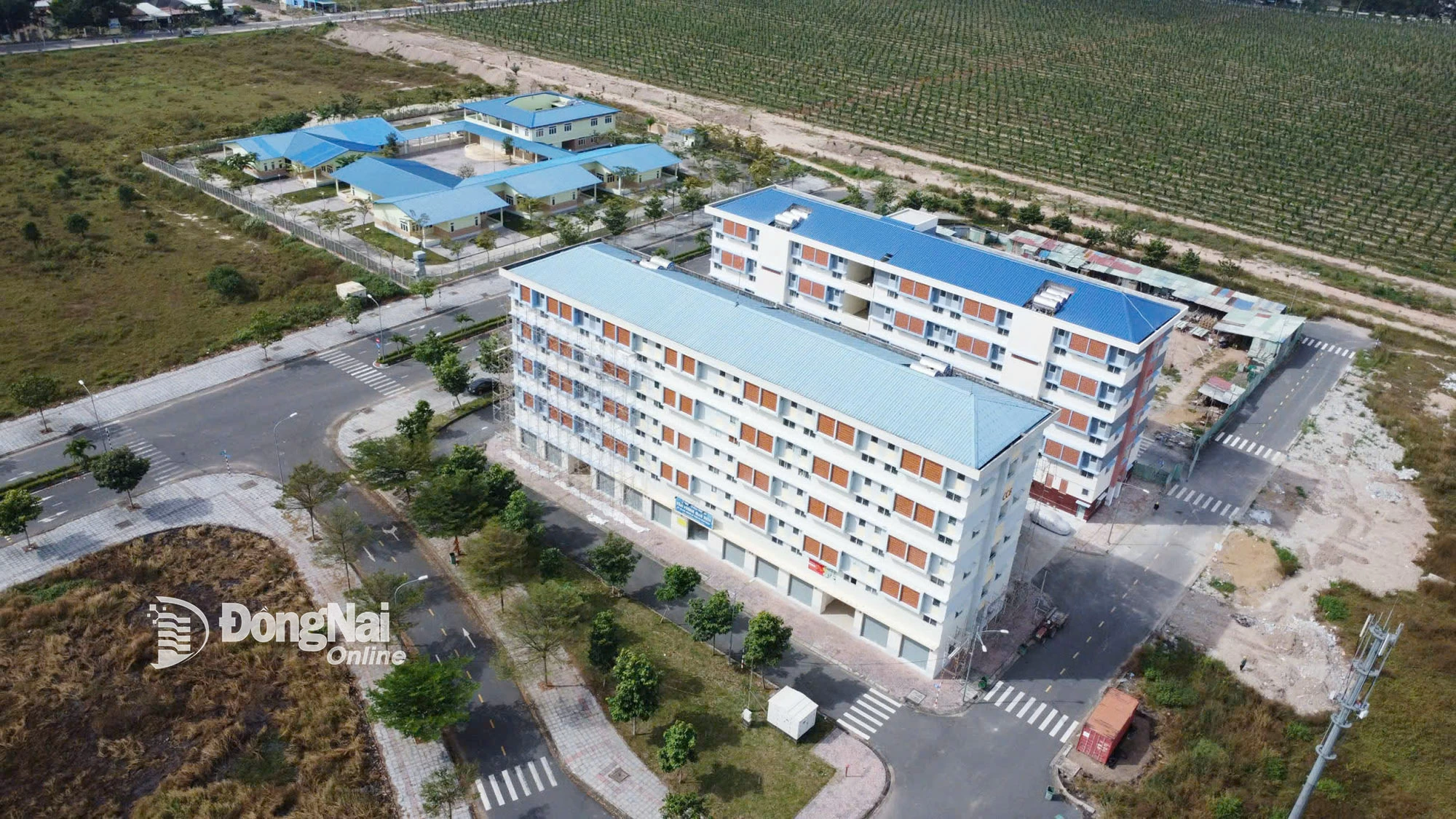 Khu chung cư phục vụ công nhân tại xã Trảng Bom, tỉnh Đồng Nai sẽ khởi công thêm block mới trong tháng 8-2025. Ảnh: HOÀNG LỘC