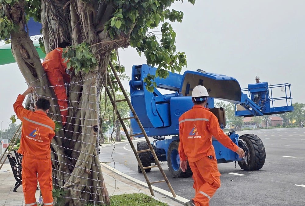 Chạy đua tiến độ phục vụ Triển lãm Thành tựu đất nước  - ảnh 5