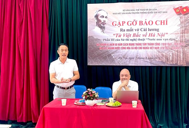 "Từ Việt Bắc về Hà Nội": Câu chuyện Cách mạng qua ngôn ngữ nghệ thuật cải lương - Ảnh 2.