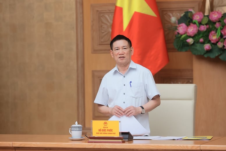 Phó Thủ tướng Hồ Đức Phớc chủ trì cuộc họp Hội đồng Tư vấn chính sách tiền tệ quốc gia- Ảnh 1.