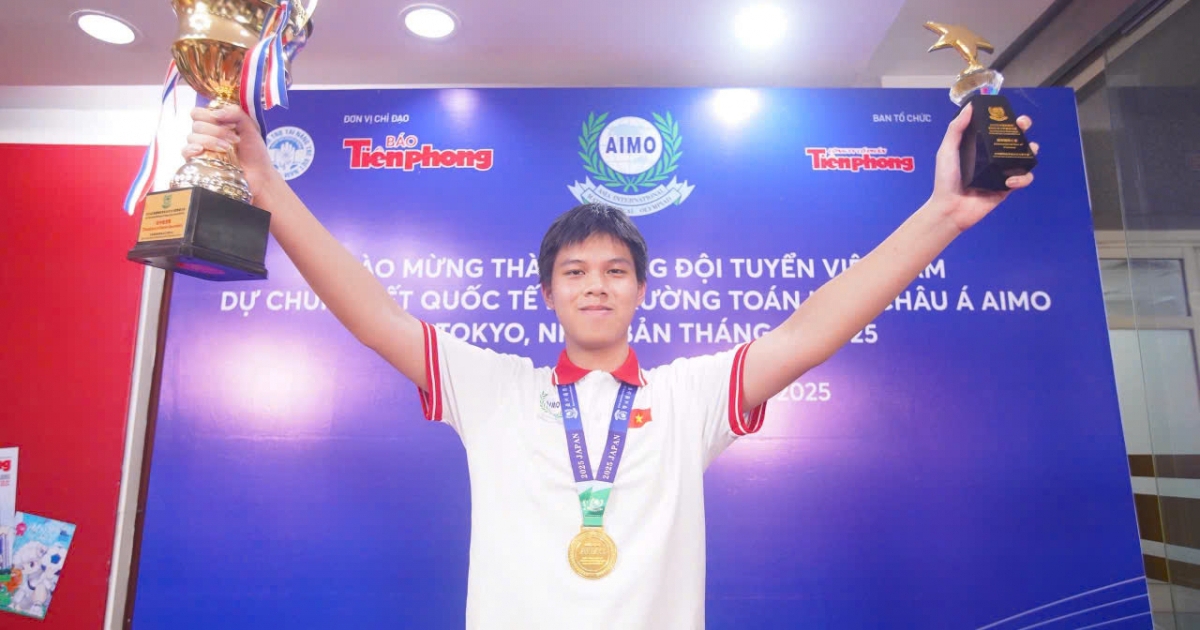 Học sinh Việt Nam vô địch tại Đấu trường toán học châu Á
