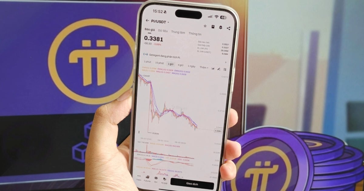 Giá Pi Network giảm xuống mức thấp nhất lịch sử