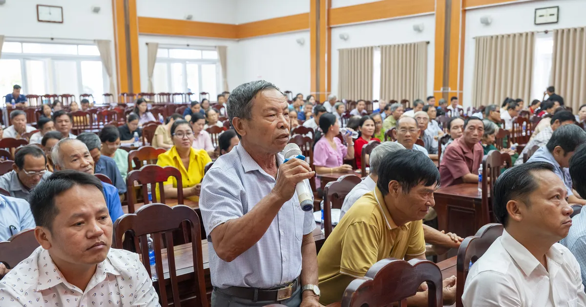 Cử tri xã Hồ Tràm (TPHCM) kiến nghị nhiều vấn đề dân sinh