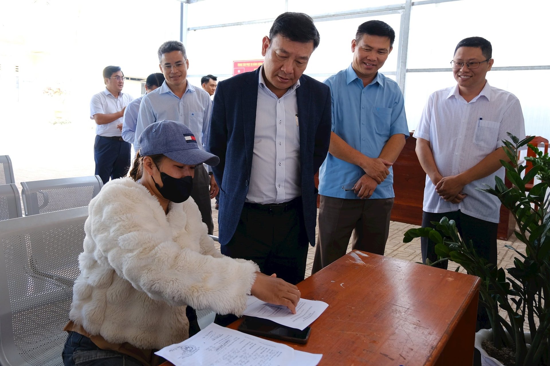 Phó Bí thư tỉnh ủy Lâm Đồng kiểm tra thực tế Trung tâm phục vụ hành chính công xã Gia Hiệp