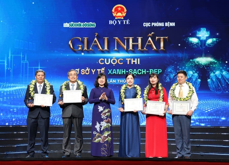 Lần đầu tiên trao giải cuộc thi 'Cơ sở y tế xanh – sạch – đẹp' trên cả nước- Ảnh 1.
