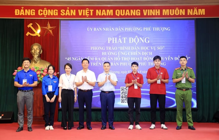 Phường Phú Thượng phát động phong trào “Bình dân học vụ số”- Ảnh 3.