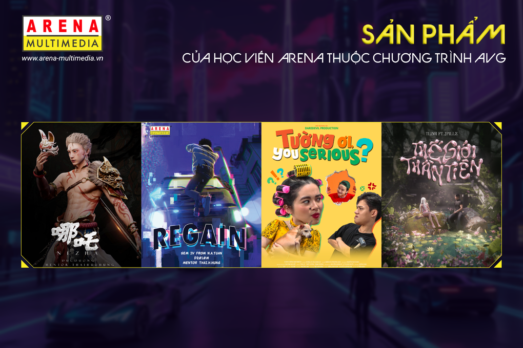Chinh phục ngành hoạt hình, kỹ xảo, game 3D với chương trình AVG tại Arena Multimedia - 3