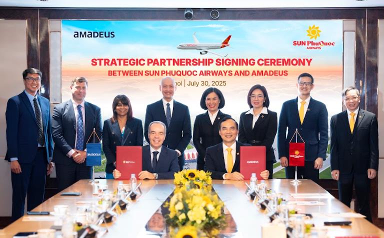 Sun PhuQuoc Airways và Amadeus ký kết hợp tác chiến lược, nâng tầm trải nghiệm khách hàng- Ảnh 1.