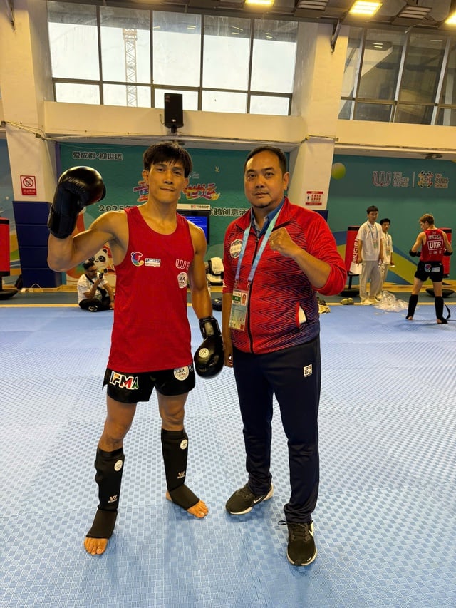 Đánh bại võ sĩ chủ nhà Trung Quốc, Nguyễn Trần Duy Nhất vào bán kết World Games - Ảnh 2.