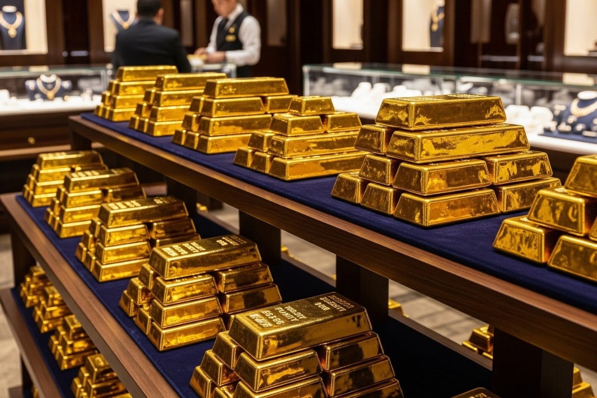 Gold price today 8 8 2025 Domestic gold price maintains record peak, world gold is about to reach peak of 3400 USD