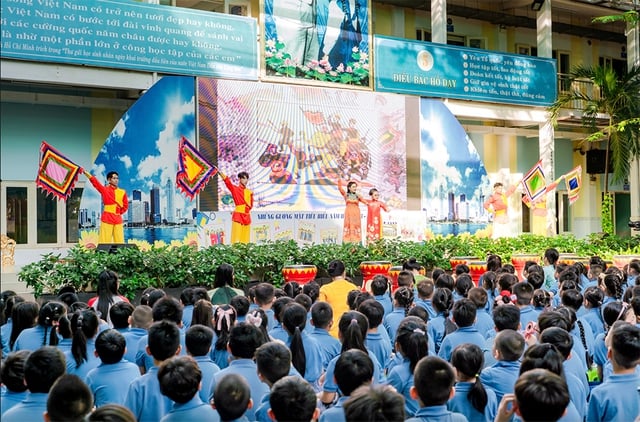 Những tiết học thú vị giúp học sinh và nghệ thuật gần gũi hơn - Ảnh 1.