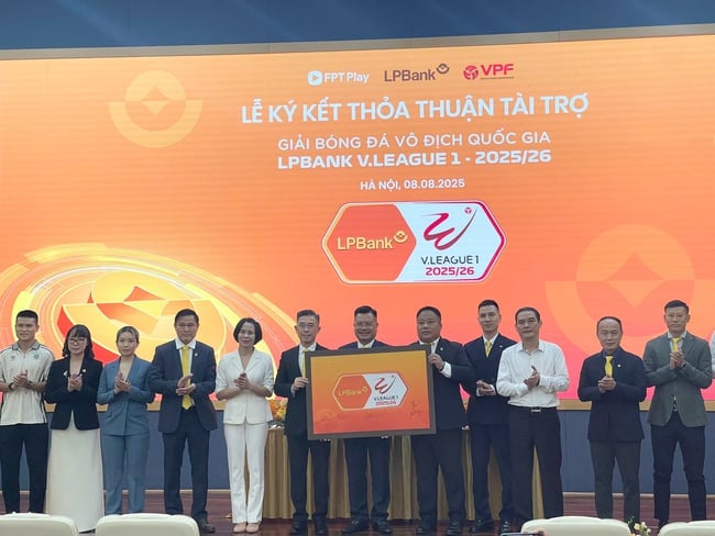 LPBank V-League 1 - 2025/26 công bố nhận diện thương hiệu mùa giải mới - Ảnh 1.