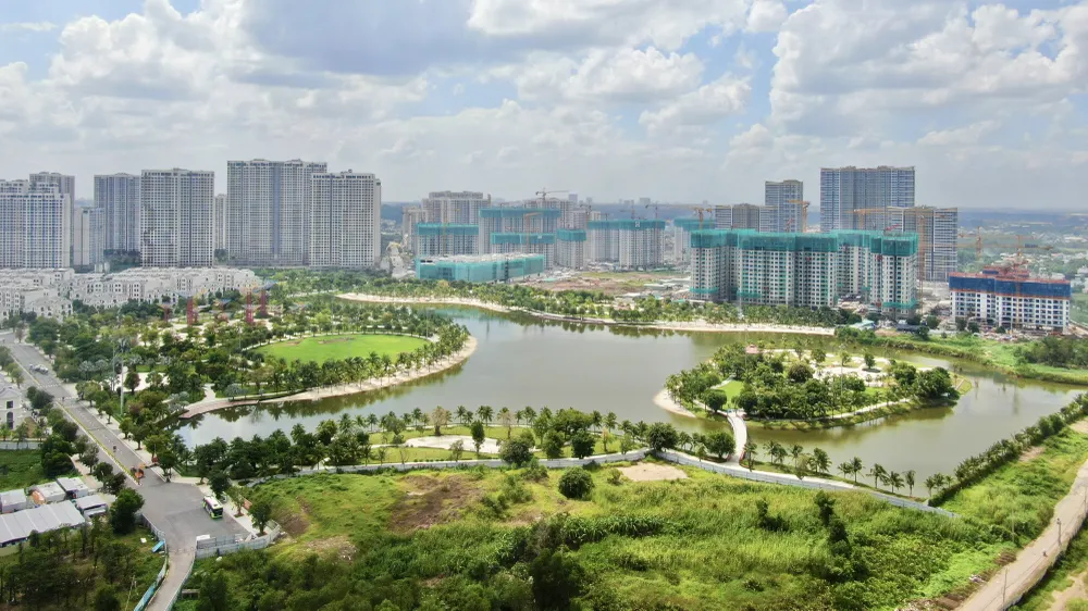 فينهومز جراند بارك، لونج بينه وارد، HCMC. الصورة: هوانغ هونغ