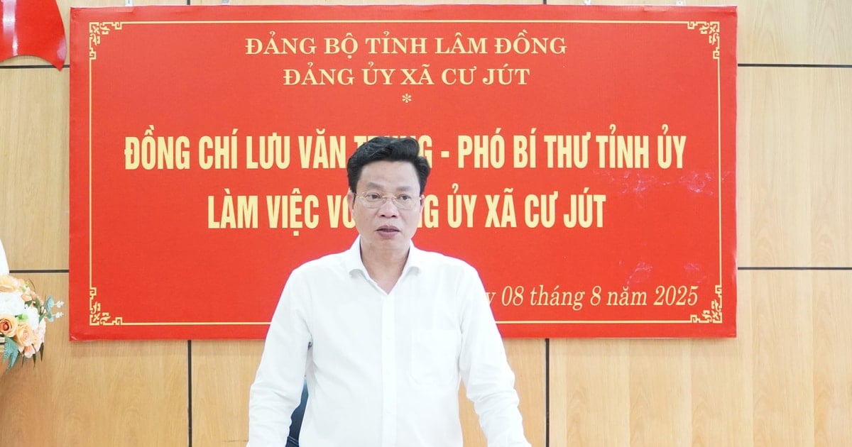 Cu Jut needs to strive to become the leading flag in the western region of Lam Dong province.