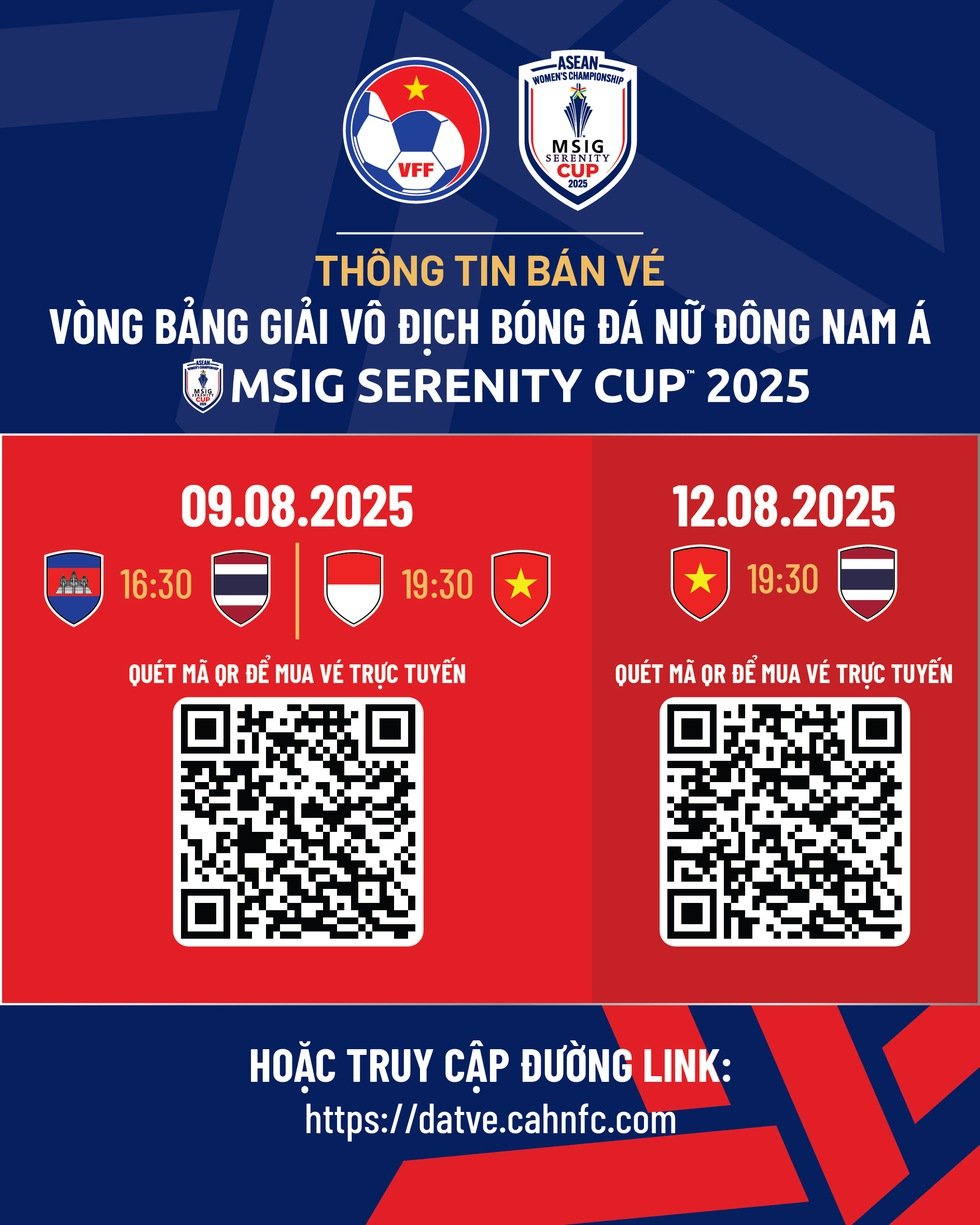 VFF có động thái linh hoạt, khán giả dễ dàng mua vé cổ vũ đội tuyển nữ Việt Nam- Ảnh 4.