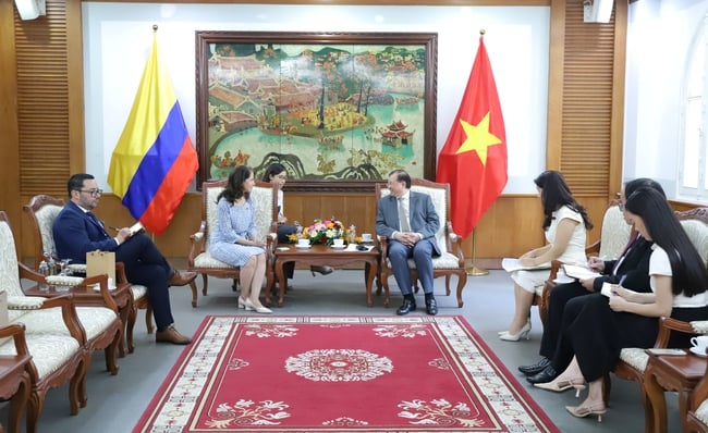 Thứ trưởng Tạ Quang Đông tiếp Đại sứ Colombia tại Việt Nam - Ảnh 2.