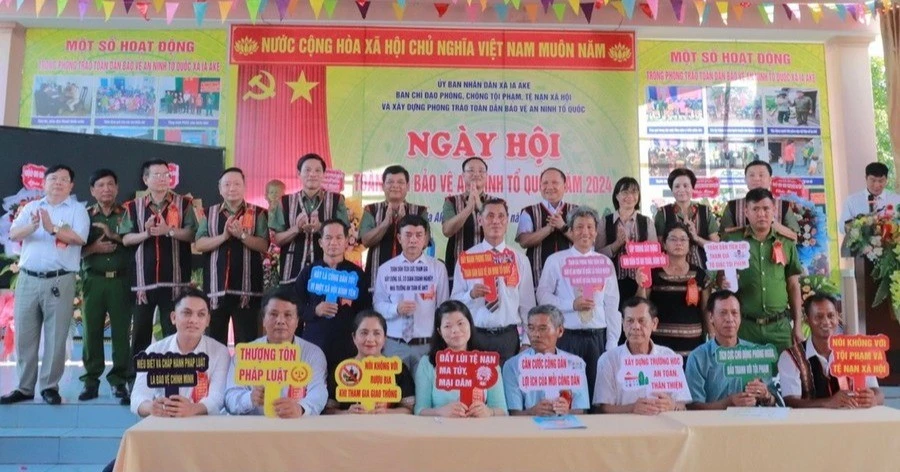 Gia Lai: Ngày hội toàn dân bảo vệ an ninh Tổ quốc được tổ chức từ 1-7 đến 19-8