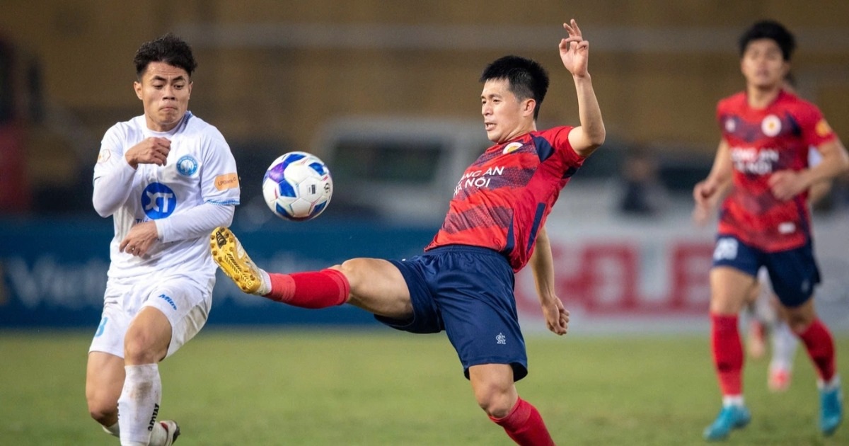 Nam Định 1-2 Công an Hà Nội (hiệp 2): Nổ tung cầu trường
