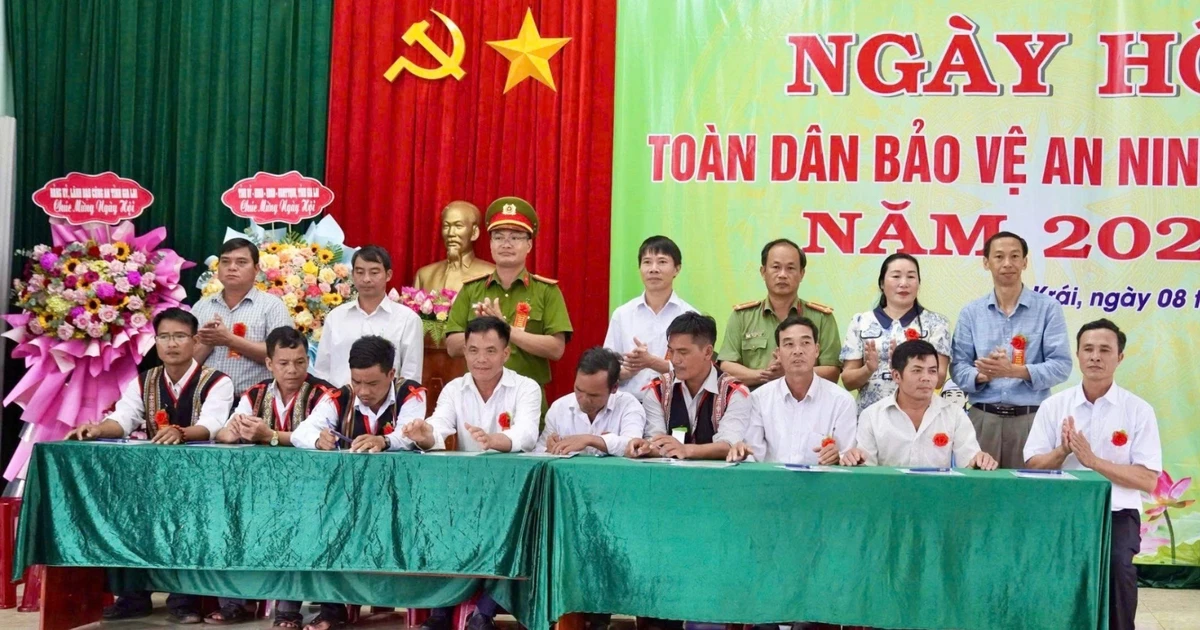 Xã Ia Krái tổ chức Ngày hội toàn dân bảo vệ an ninh Tổ quốc
