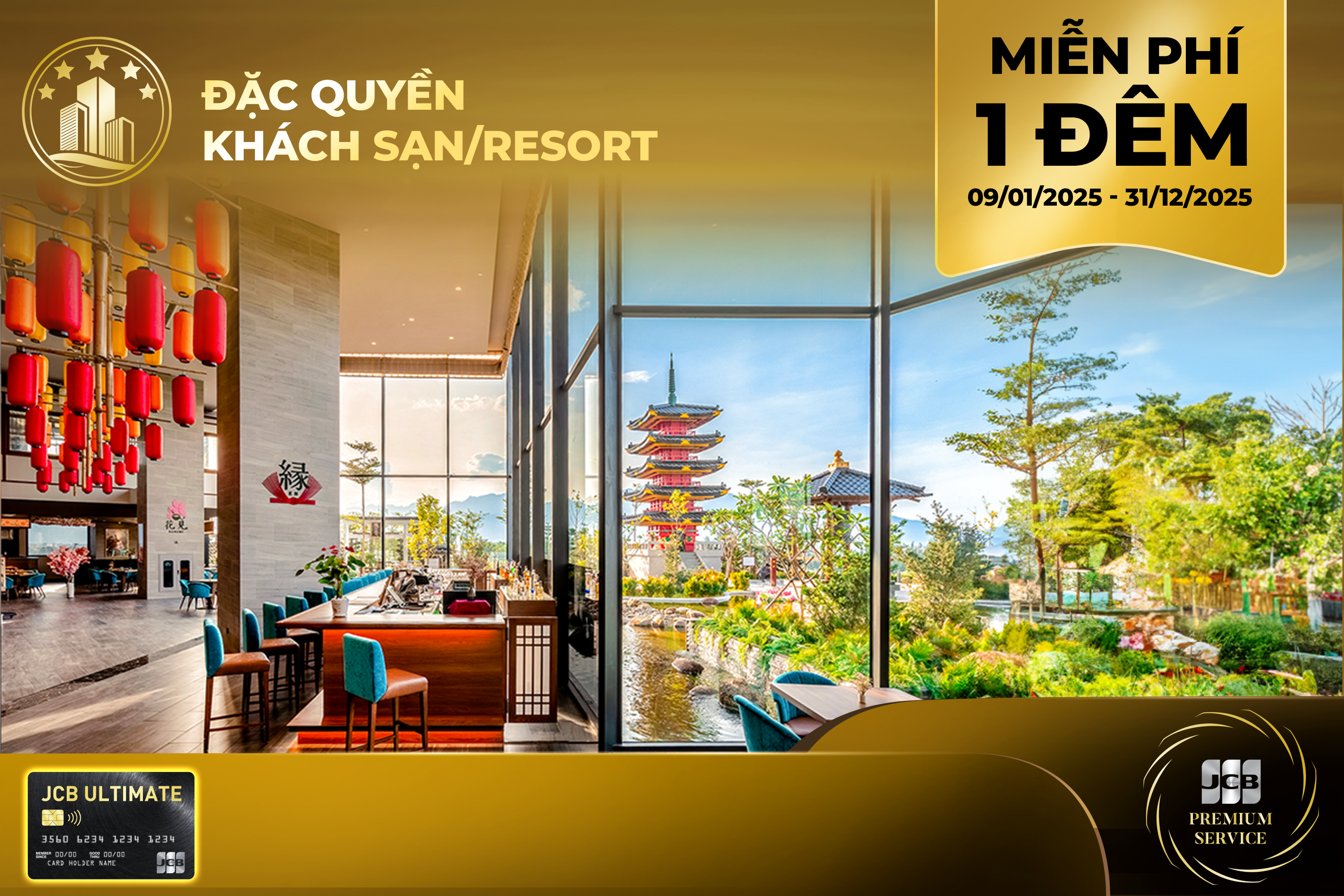 Layanan Premium JCB] Keistimewaan Hotel/Resor | Kampanye JCB | Vietnam | Penawaran Spesial JCB