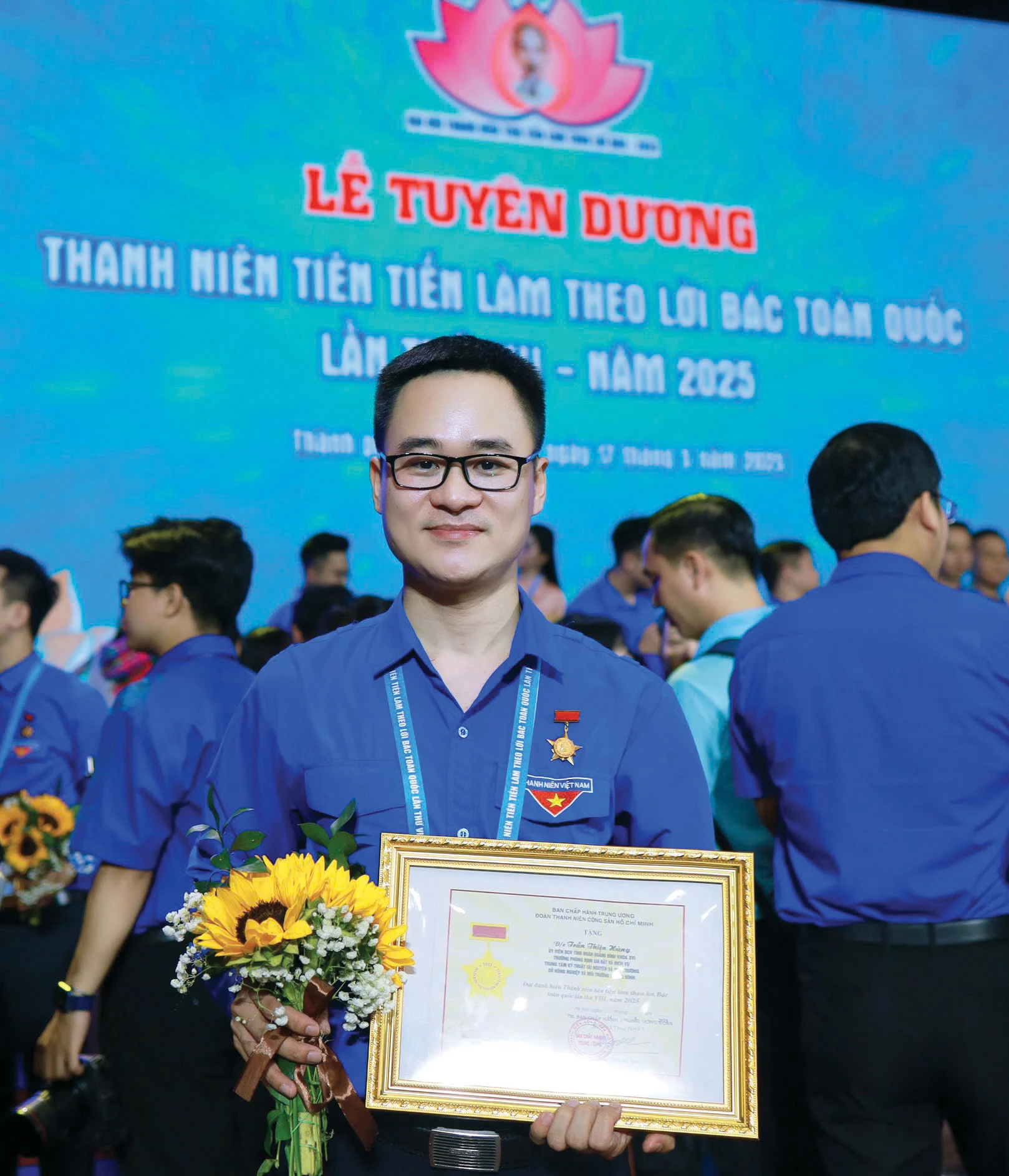 Tran Thien Hung 씨는 2025년 8번째로 국가 고급 청년 타이틀을 획득했습니다. - 사진: T.T