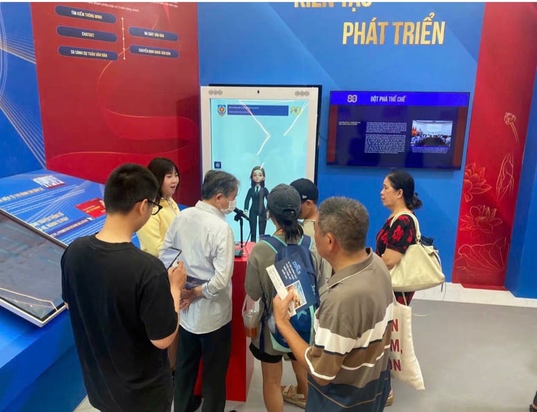 AI pháp luật được giới thiệu tại Triển lãm Thành tựu đất nước- Ảnh 2.