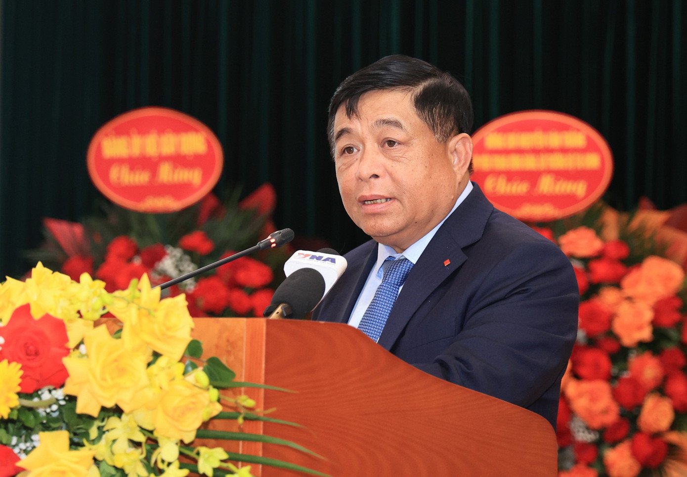 Phó Thủ tướng Chính phủ Nguyễn Chí Dũng phát biểu tại buổi lễ (Ảnh: Tạ Hải).