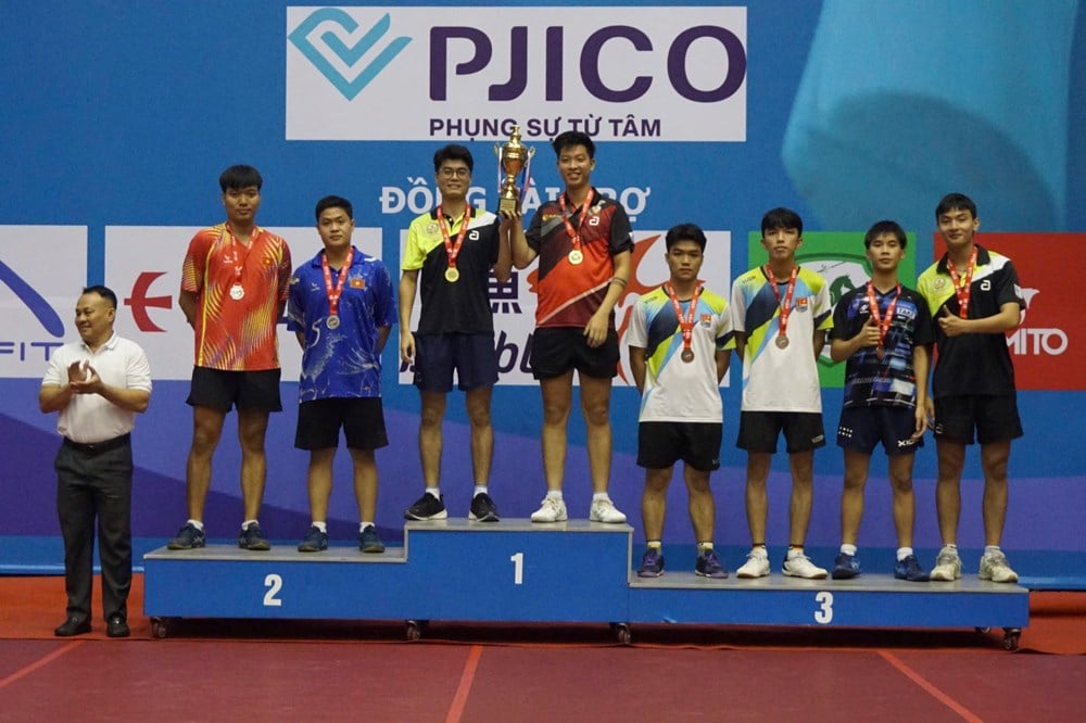 Legendary son Vu Manh Cuong won 3 gold medals, CAND - T&T is the absolute champion - photo 2
