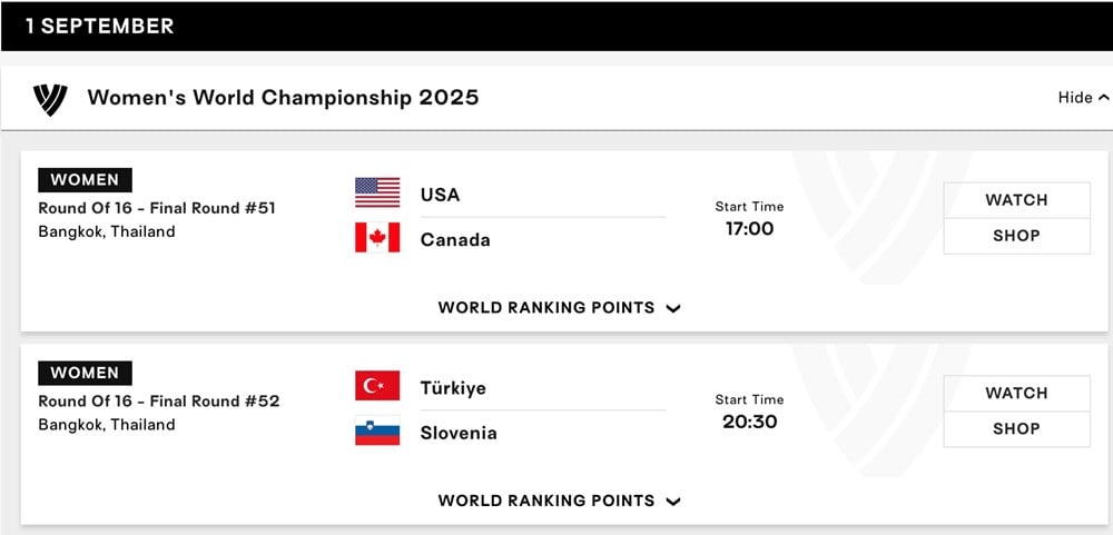 Spielplan für das Achtelfinale der Volleyball-Weltmeisterschaft der Frauen heute, 31. August: USA und Türkei kommen direkt weiter! - Foto 3