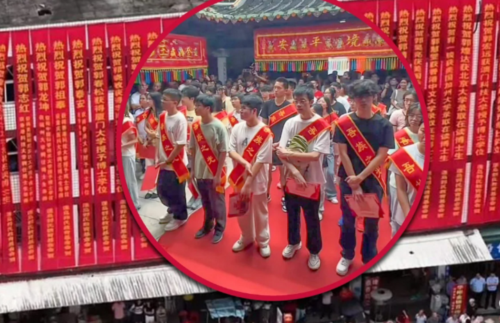 A village in Fujian, dubbed the “doctoral village” with 33 people having received doctoral degrees, recently held a scholarship award ceremony to welcome another graduate student. (Photo: SCMP/Jimu)