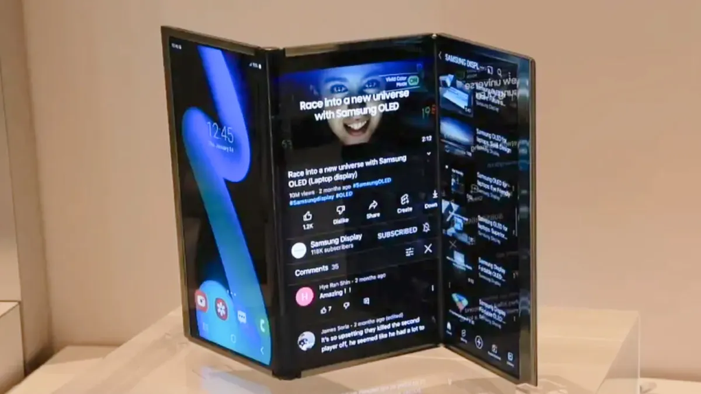 Samsung xác nhận ra điện thoại gập ba trong năm nay, hé lộ kiểu gập độc đáo - 1